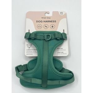 Wild One Adjustable Cushioned Dog Harness spruce  (xs)
